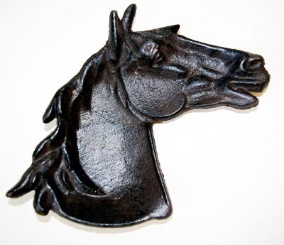 CAST IRON HORSEHEAD SOAP DISH ST08-6002