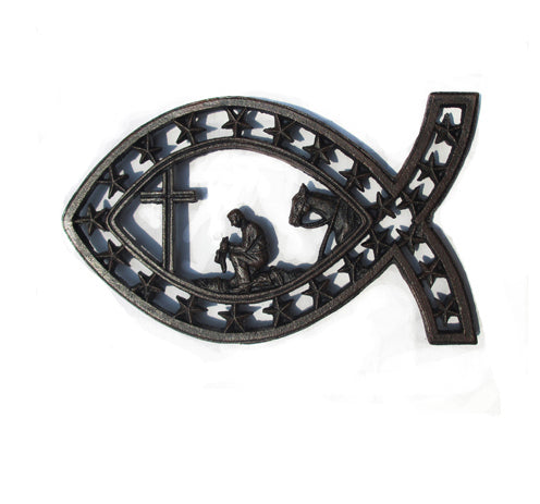 COWBOY PRAYER TRIVET ST09-6735A