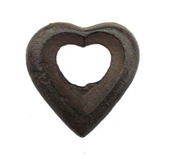 CAST IRON HEART-SHAPED BOTTLE OPENER ST10-6022