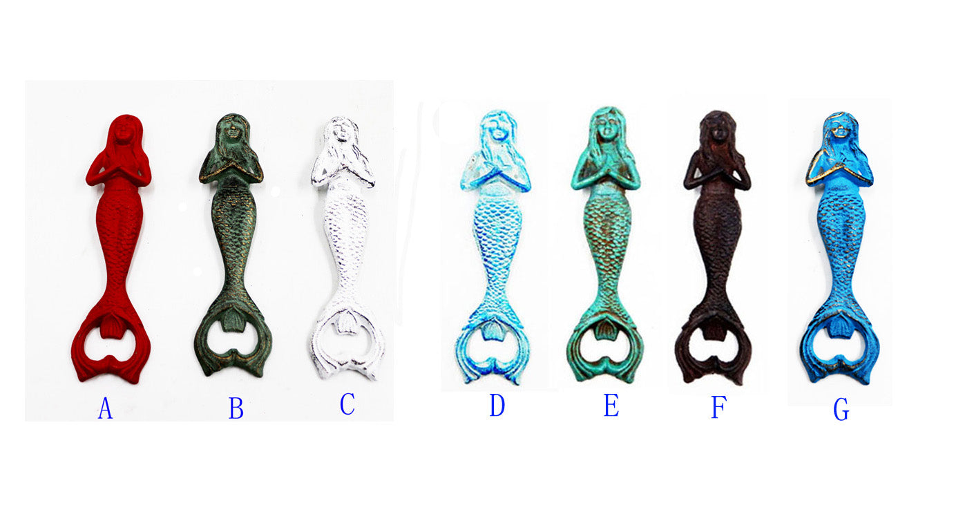 CAST IRON MERMAID BOTTLE OPENER ST10-6095