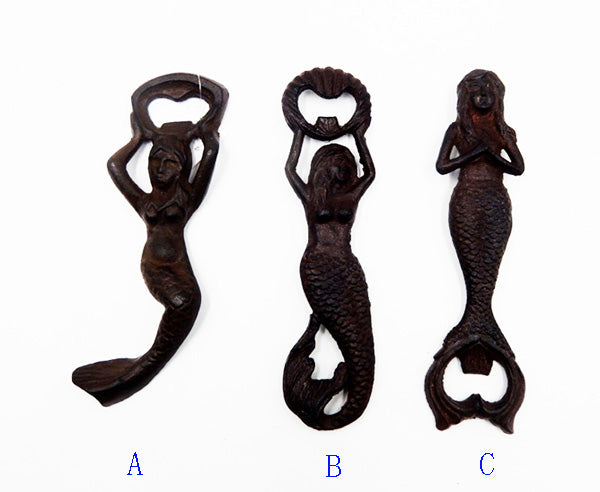 CAST IRON MERMAID BOTTLE OPENER ST10-6096