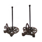 CAST IRON FLEUR-DE-LIS PAPER TOWEL HOLDER ST13-6031