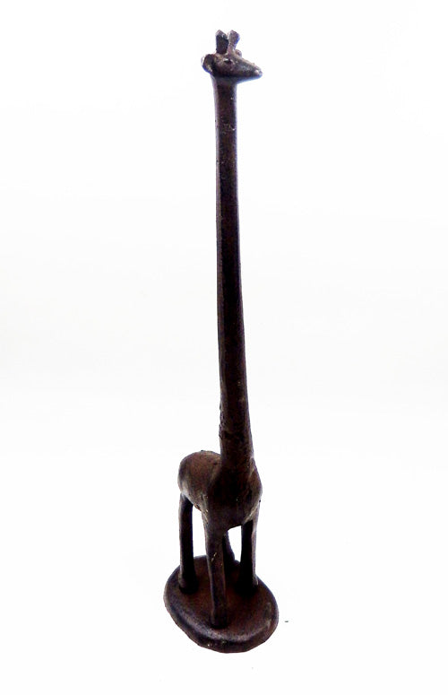 CAST IRON GIRAFFE TOILET PAPER HOLDER ST13-6044