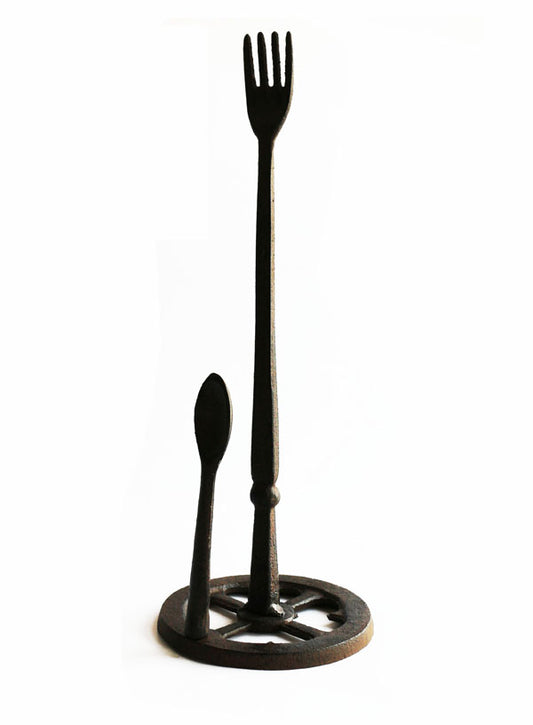 CAST IRON FORK PAPER TOWEL HOLDER ST13-6045S