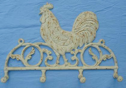 CAST IRON CHICKEN RACK WITH 4 HOOKS ST14-6047