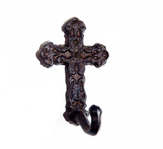 CAST IRON CROSS HOOK ST14-6202