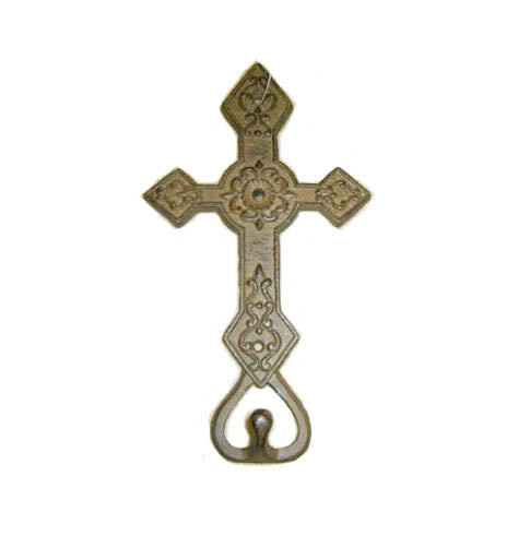 CAST IRON CROSS HOOK ST14-6203