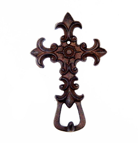 CAST IRON CROSS HOOK ST14-6209