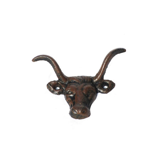 CAST IRON COW HEAD HOOK ST14-6291A