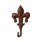 CAST IRON FLEUR-DE-LIS HOOK ST14-6326