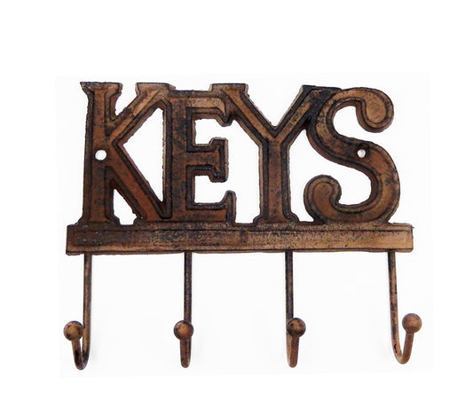 CAST IRON "KEYS" HOOK ST14-7111