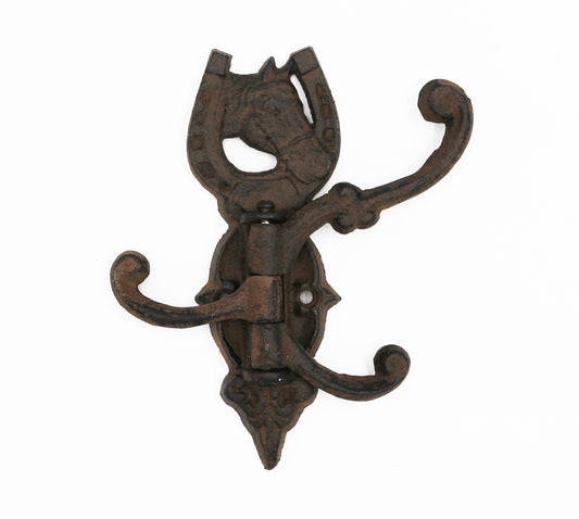 CAST IRON "HORSE HEAD" HOOK ST14-7173