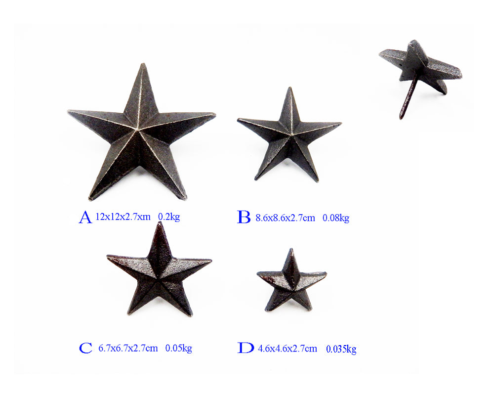 CAST IRON SMALL STAR PIN ST15-6025S