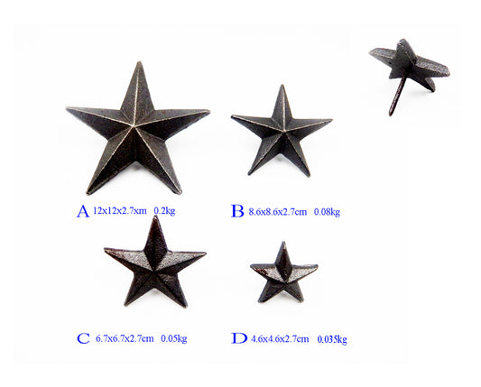 CAST IRON SMALL STAR PIN ST15-6025S