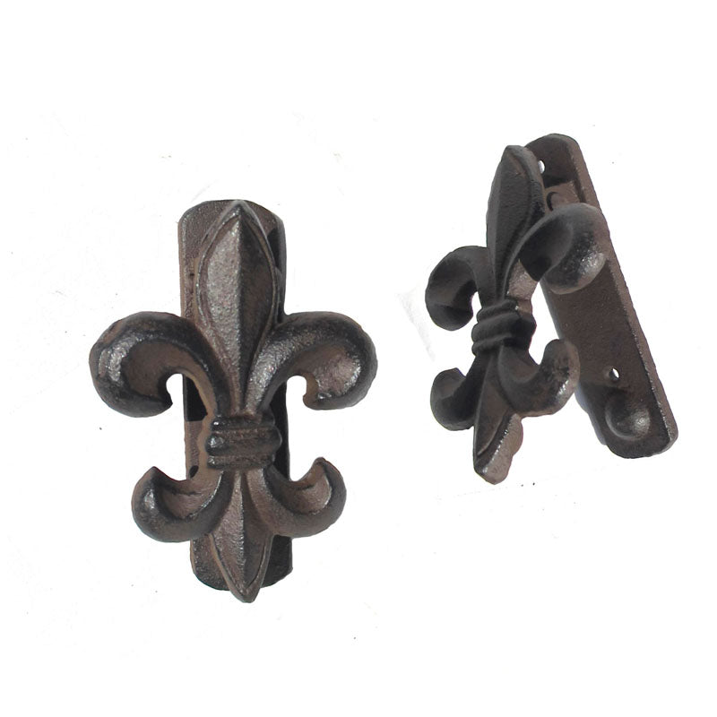 CAST IRON FLEUR-DE-LIS DOOR KNOCKER ST17-6110A