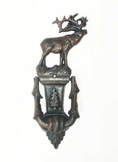 CAST IRON ELK DOOR KNOCKER ST17-6113