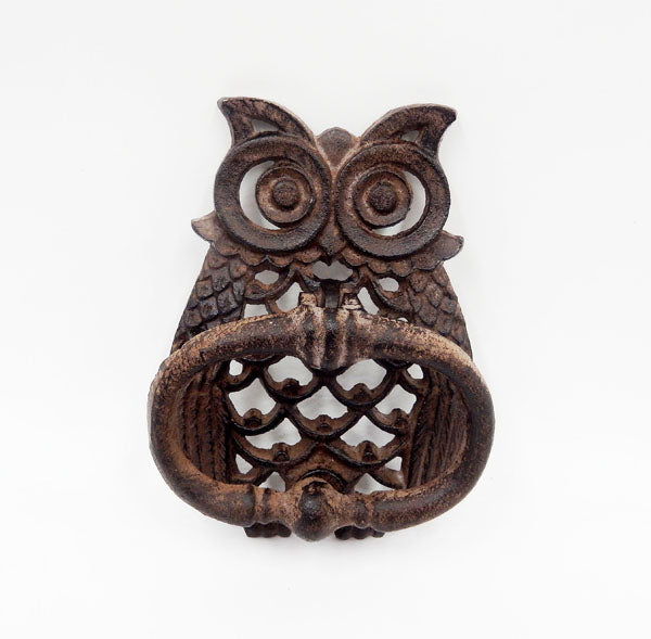 CAST IRON OWL DOOR KNOCKER ST17-6130