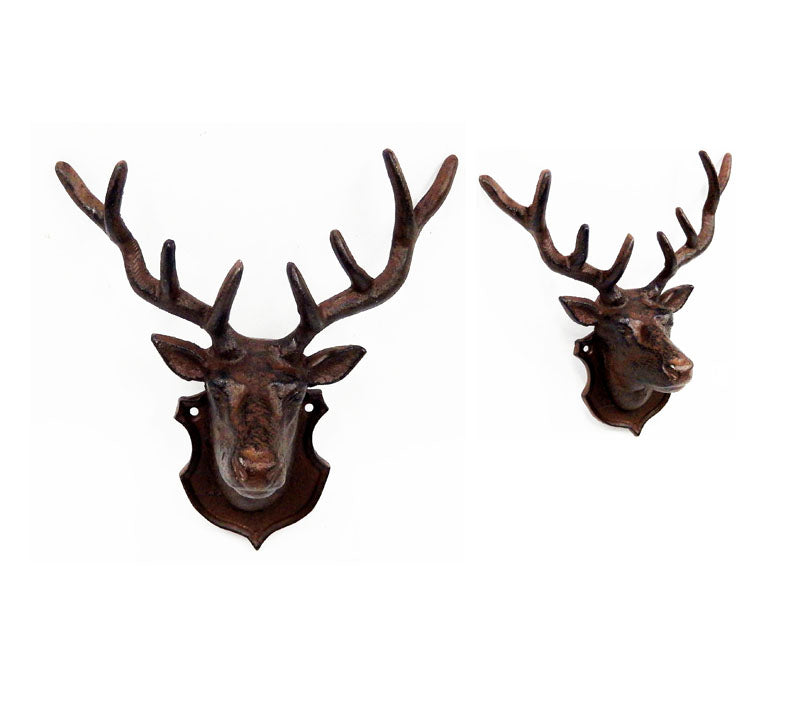 CAST IRON ELK WALL DECORATION ST18-6118