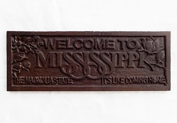 CAST IRON WELCOME SIGN ST19-6065