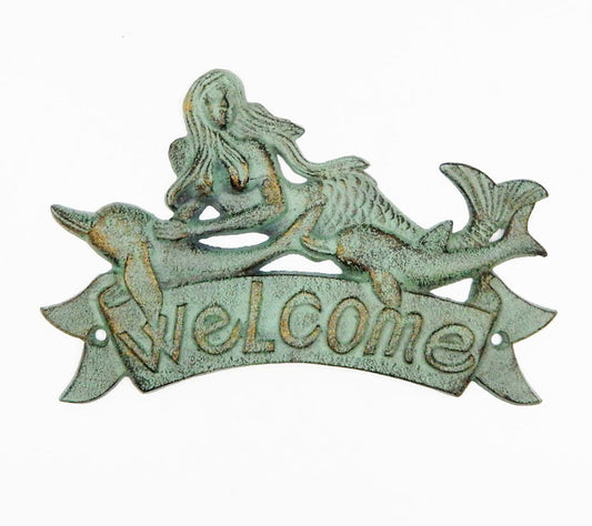 CAST IRON WELCOME SIGN ST19-6069