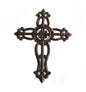 CAST IRON CROSS WITH FLEUR-DE-LIS ST21-6081