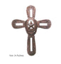 CAST IRON CROSS WITH STAR ST21-6092