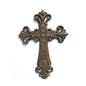 CAST IRON & TURQUOISE CROSS ST21-6227C