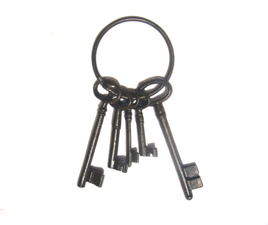 CAST IRON 5 KEYS RING ST23-6014