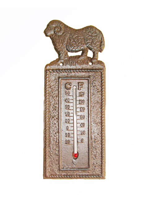 CAST IRON HORSEHEAD THERMOMETER ST26-6003